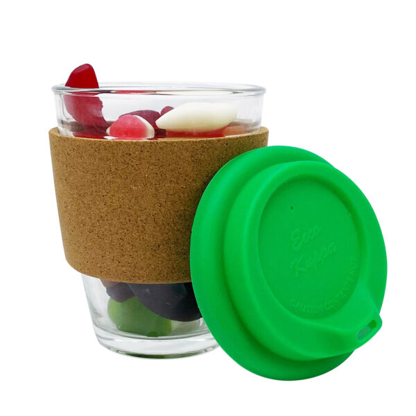 Jelly Party Mix in Cork Band Glass Coffee Cup - Image 2