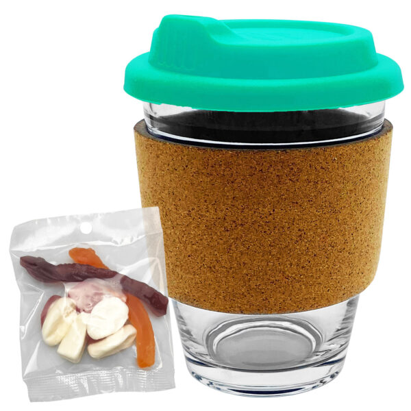 Jelly Party Mix in Cork Band Glass Coffee Cup - Image 11