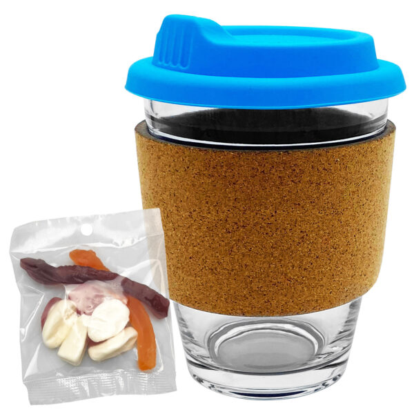 Jelly Party Mix in Cork Band Glass Coffee Cup - Image 12