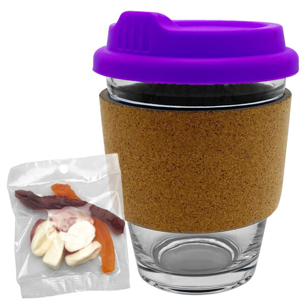 Jelly Party Mix in Cork Band Glass Coffee Cup - Image 15