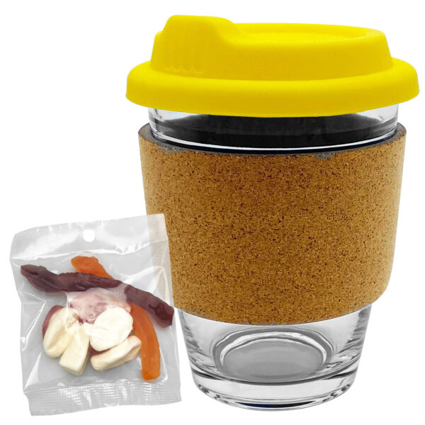 Jelly Party Mix in Cork Band Glass Coffee Cup - Image 6