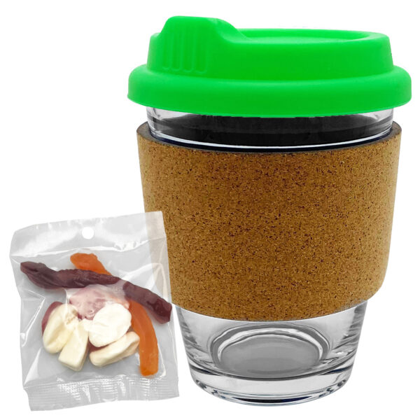 Jelly Party Mix in Cork Band Glass Coffee Cup - Image 9