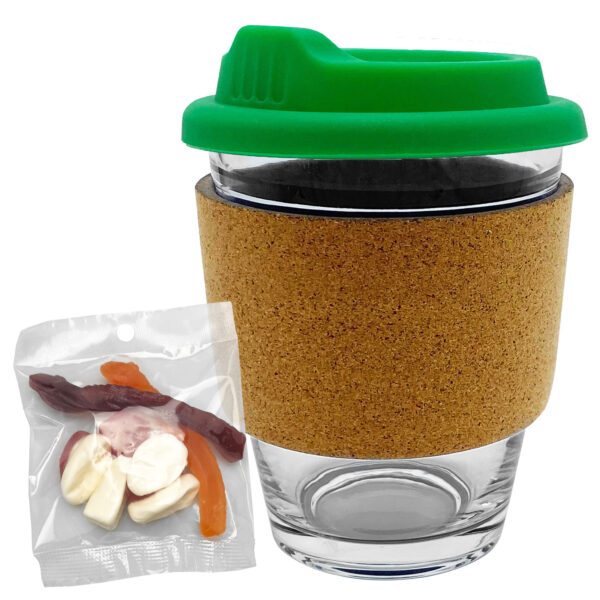 Jelly Party Mix in Cork Band Glass Coffee Cup - Image 10