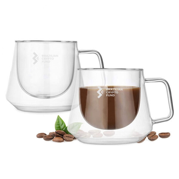 Diamond Glass Coffee Cup - Image 2