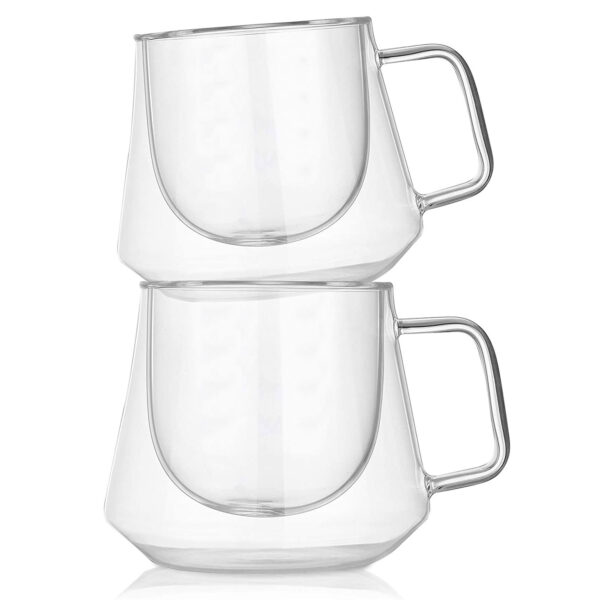 Diamond Glass Coffee Cup - Image 5