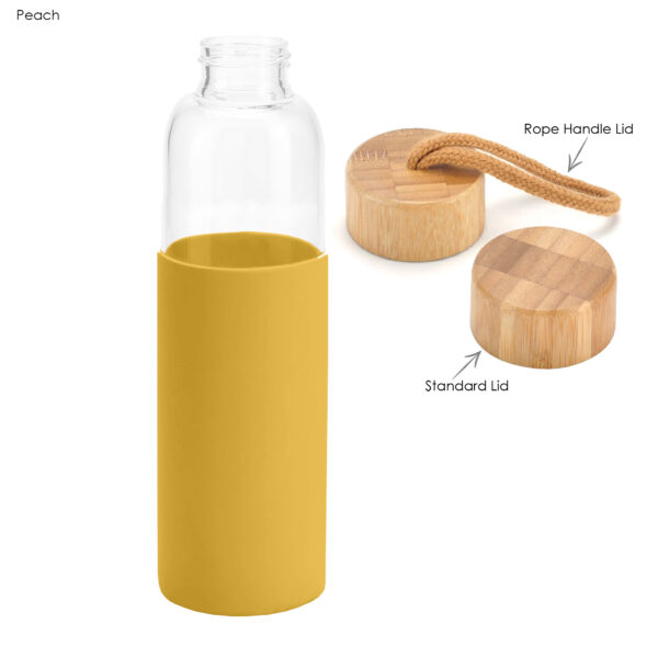 Honya Glass Drink Bottle with Sleeve - Image 6