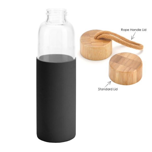 Honya Glass Drink Bottle with Sleeve - Image 8