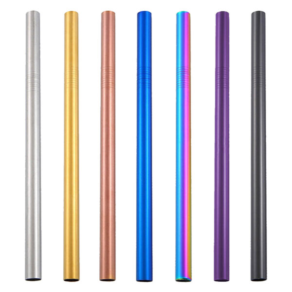 Stainless Steel Straw 12mm x 215mm - Image 2