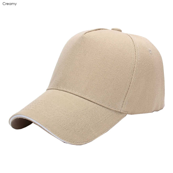 Nevaso 5 Panel Heavy Cotton Sandwich Cap - Image 13