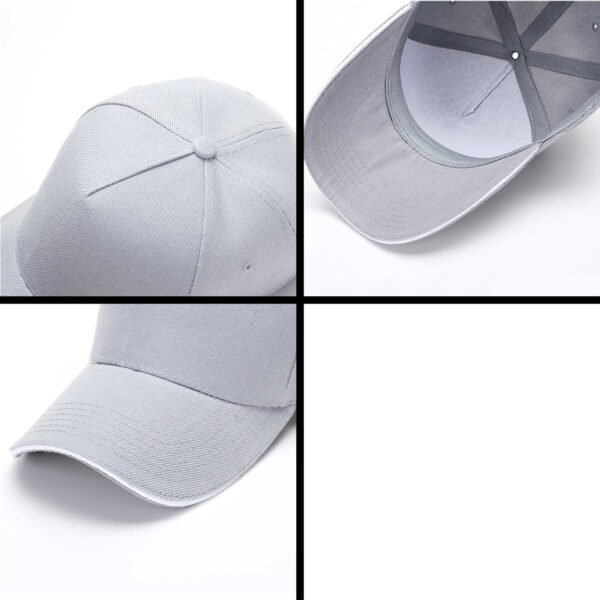 Nevaso 5 Panel Heavy Cotton Sandwich Cap - Image 14