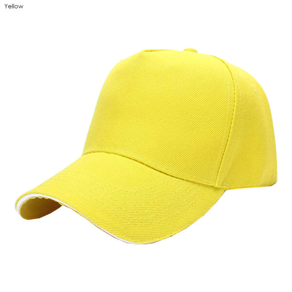 Nevaso 5 Panel Heavy Cotton Sandwich Cap - Image 2