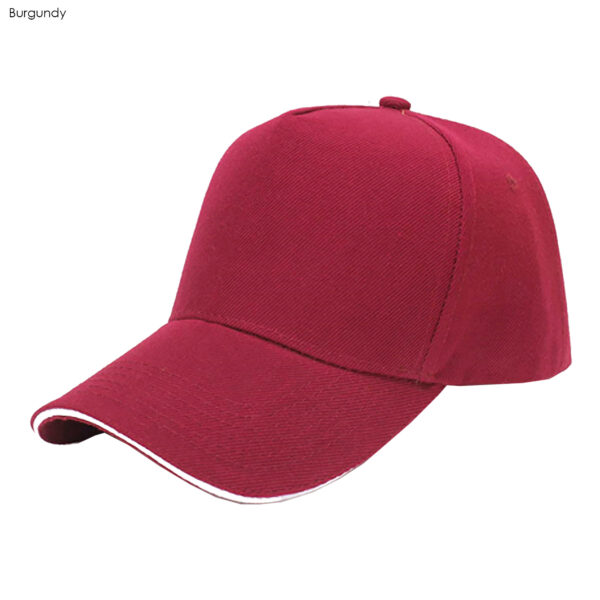 Nevaso 5 Panel Heavy Cotton Sandwich Cap - Image 6