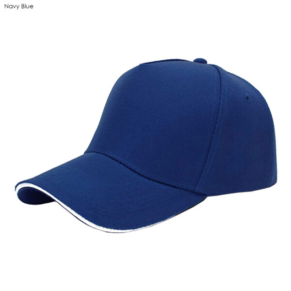 Nevaso 5 Panel Heavy Cotton Sandwich Cap - Image 8