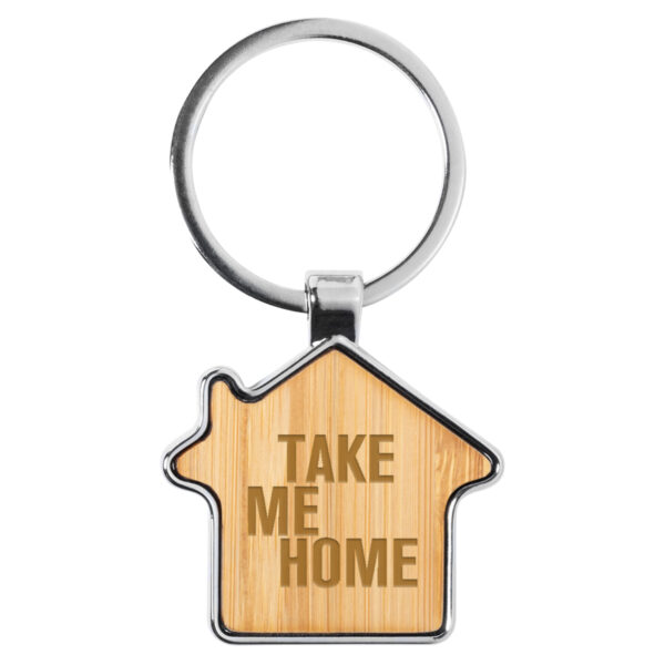 Bamboo House Key Ring - Image 2