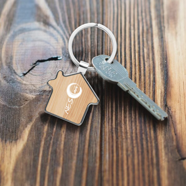 Bamboo House Key Ring