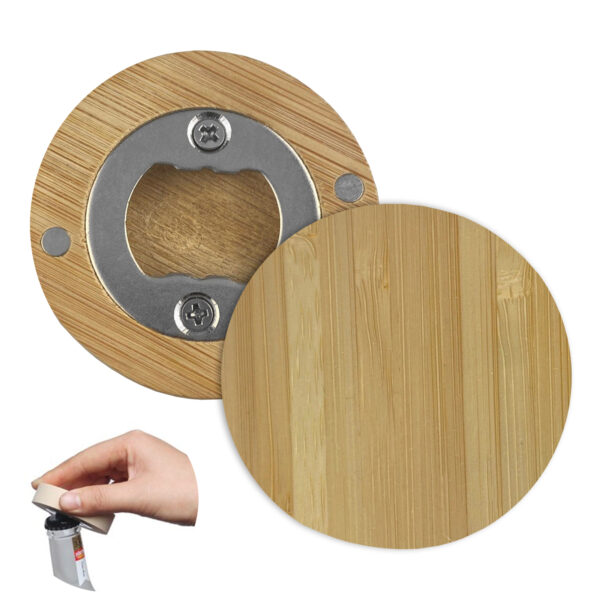 Bamboo Bottle Opener - Image 3