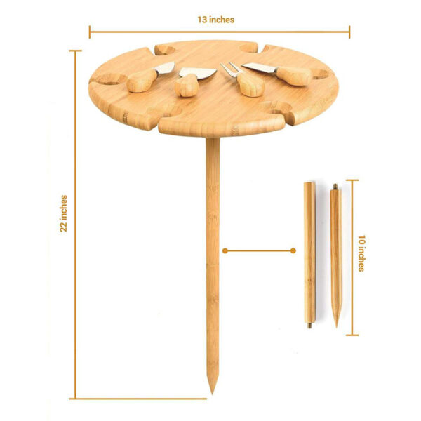 Bamzuki Outdoor Party Table - Image 4