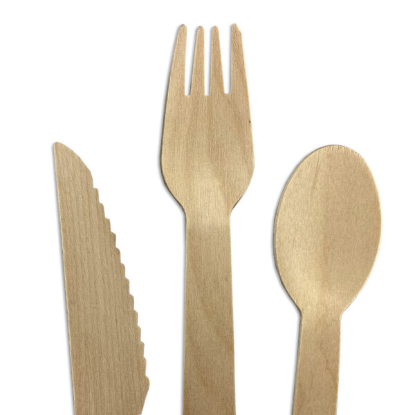 2pcs Wooden Cutlery Set - Image 4