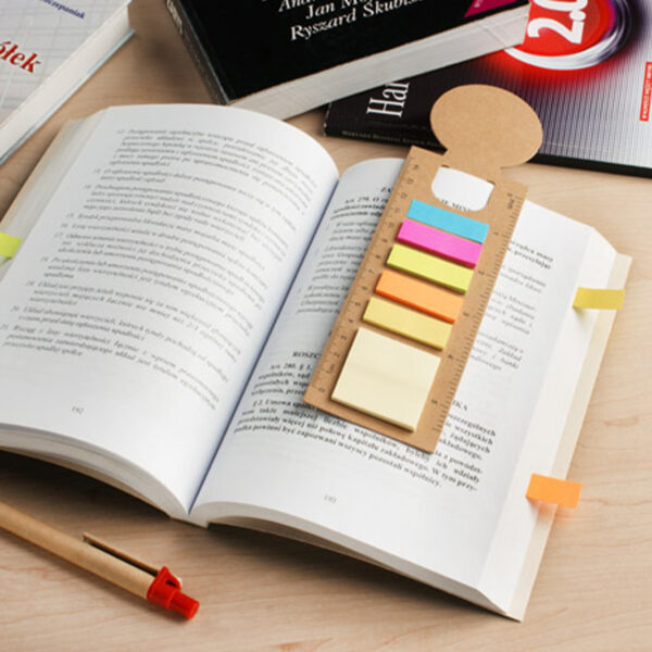 Bookmark Ruler Sticky Note Pad