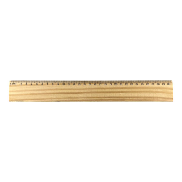 Wood Ruler 30cm - Image 3