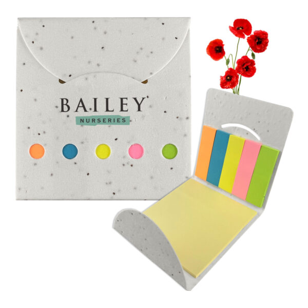 Corn Poppy Seed Sticky Note Pad - Image 2