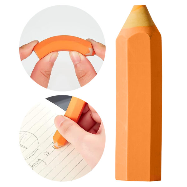 Pencil Shaped Rubber Eraser - Image 4