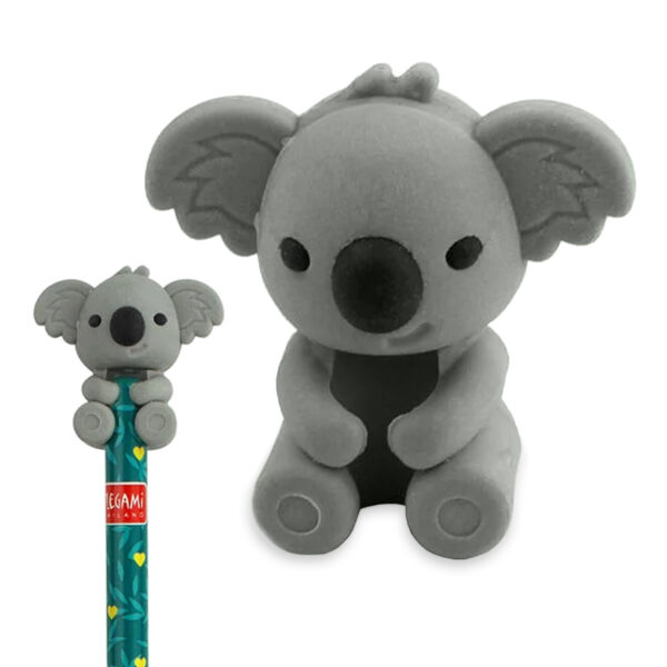 Koala Pencil-Top Rubber Eraser - Image 2