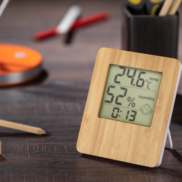 Bamboo Desk Clock