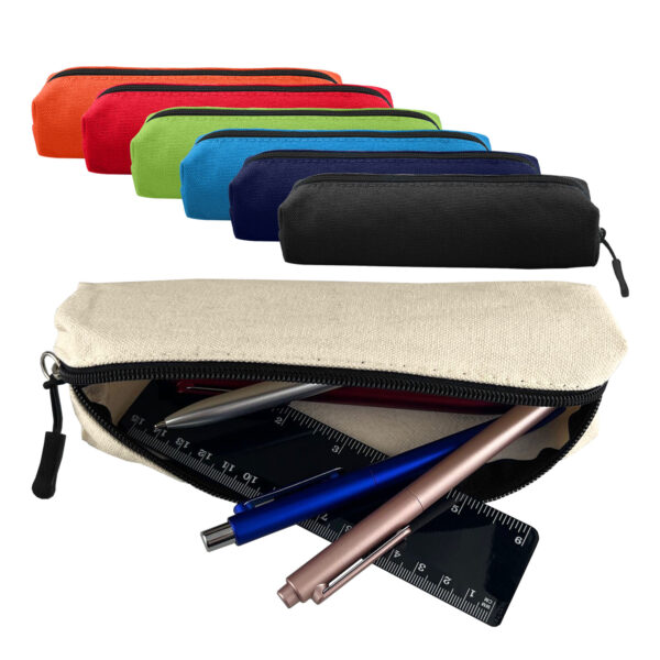 Canvas Tube Pencil Case - Image 2