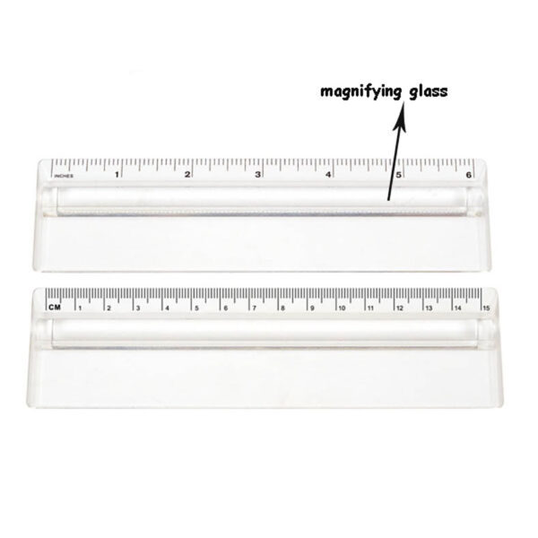 15cm Ruler Magnifying