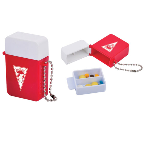 Pill Box With Keyring