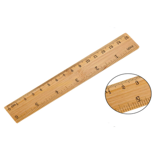 Bamboo Ruler 15cm