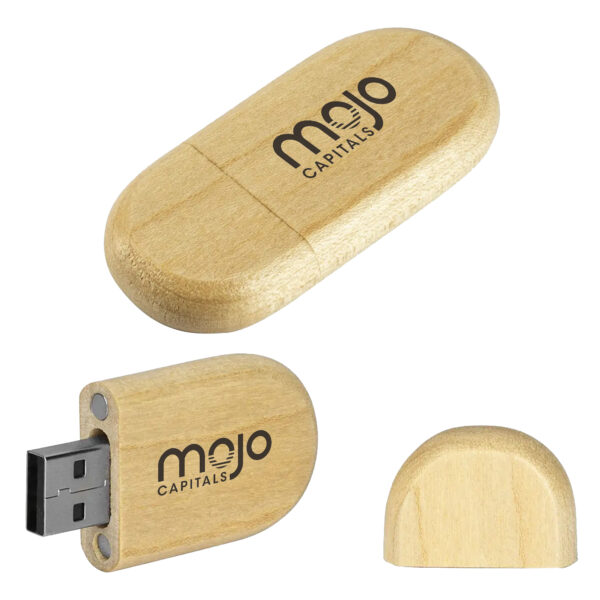 Okoolar Bamboo USB 16GB - Image 2