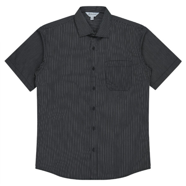 Henley Mens Shirt Short Sleeve - N1900s - Image 6