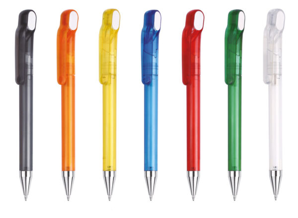 Pen plastic European design with twist action Jellybean