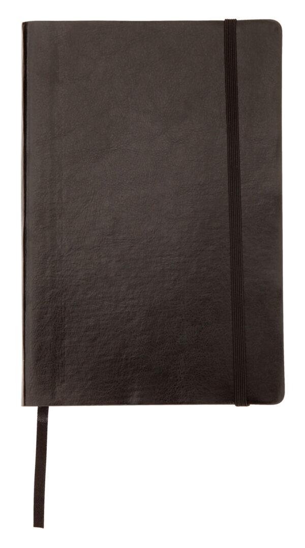 Notebook A6 size soft leather look 240 pages