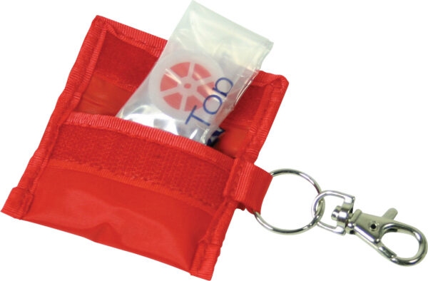 CPR mask keyring