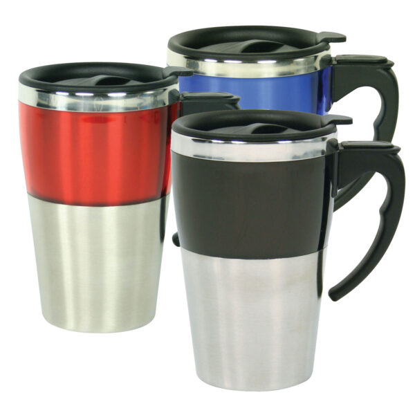 Coffee mug travel double walled 350ml