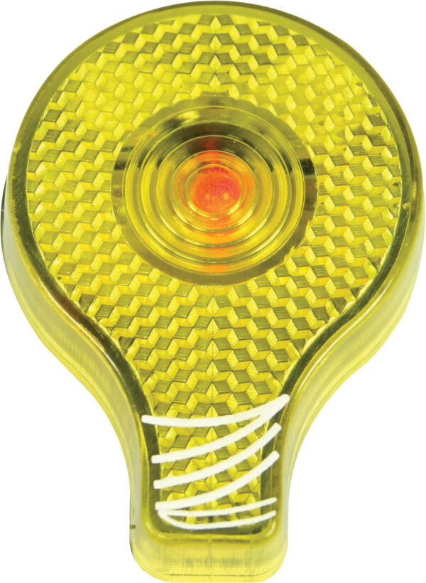 Flashing light - light bulb shape