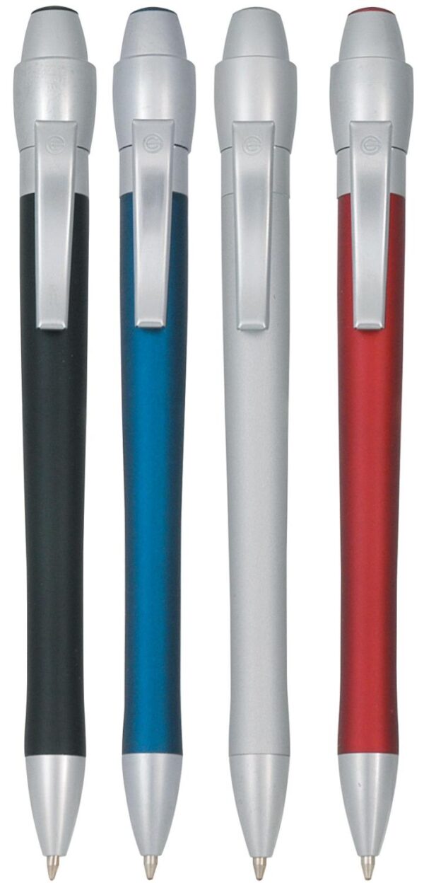 Pen METAL push action parker style refill Aura