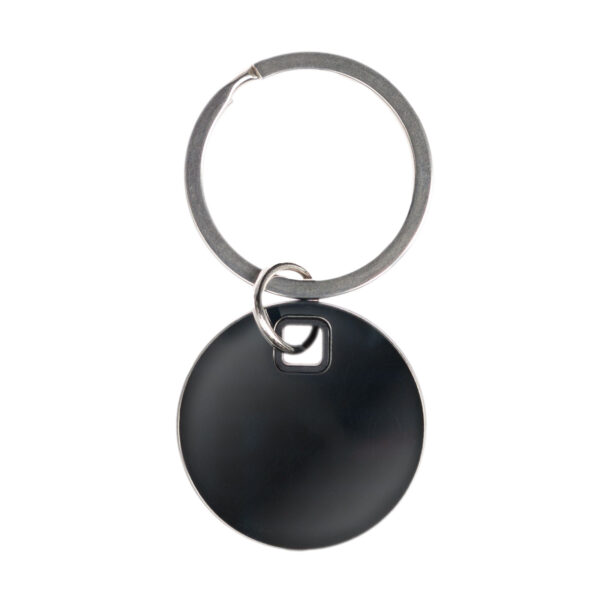 Circle Stainless Steel Keytag - Image 6