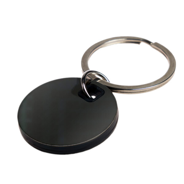 Circle Stainless Steel Keytag - Image 4