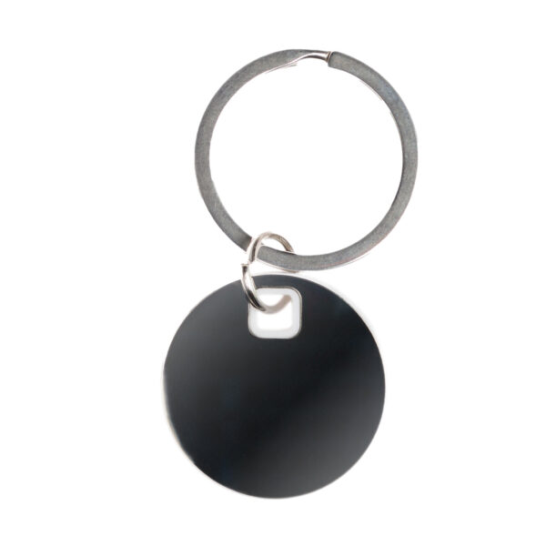 Circle Stainless Steel Keytag - Image 5